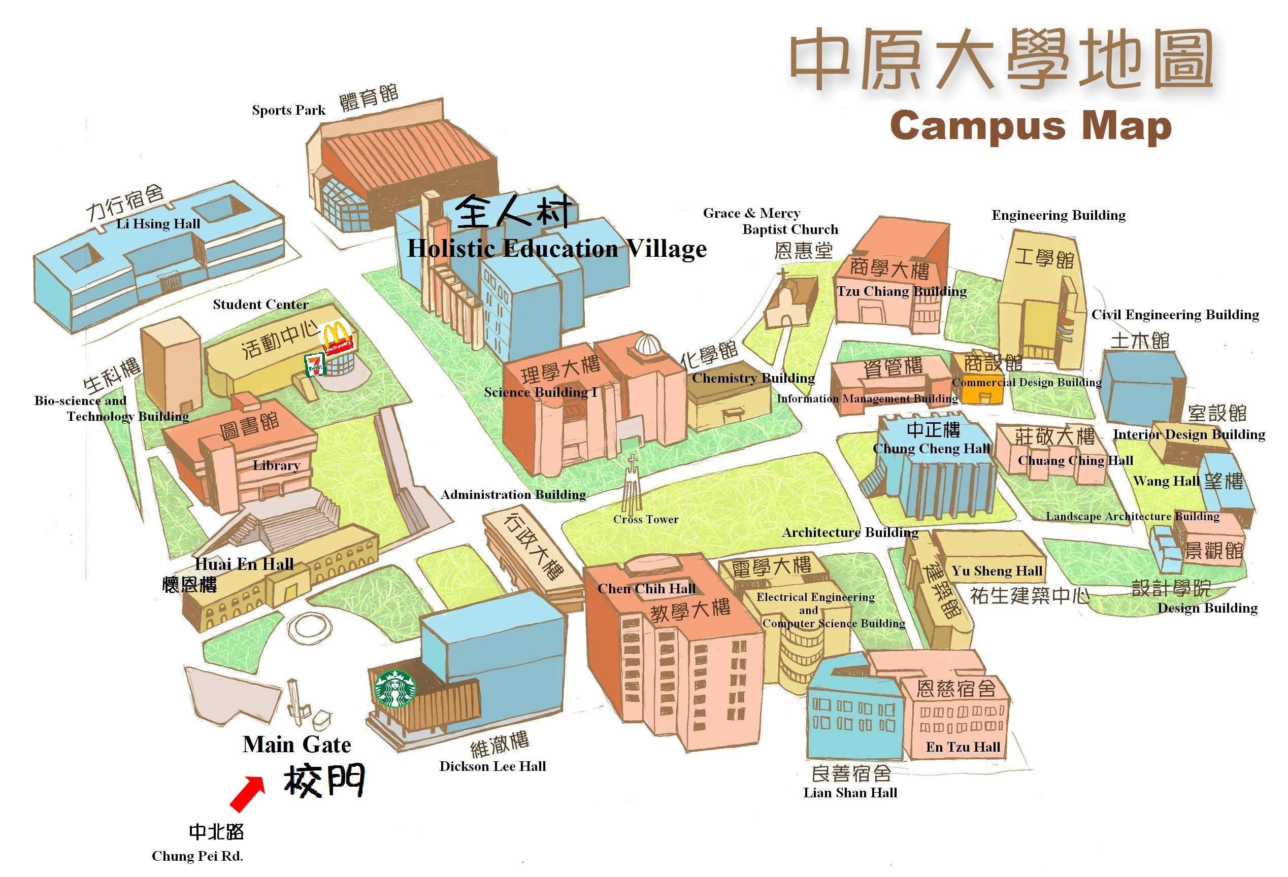 交通與聯絡資訊 中原大學應用外國語文學系